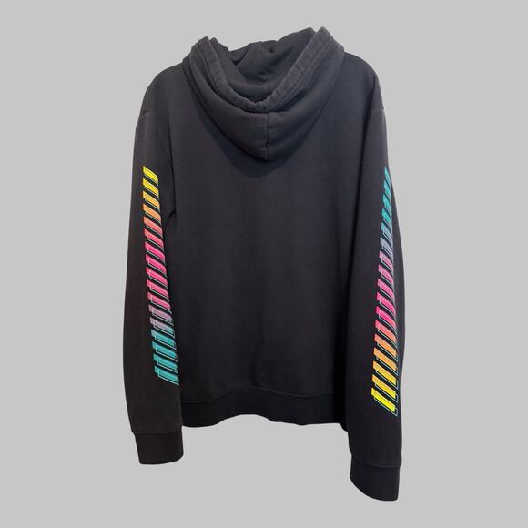 Urban Pipeline Y2K Black Hoodie Graphic Grunge Skater Soft Interior Mod. Retro S - Picture 2 of 8